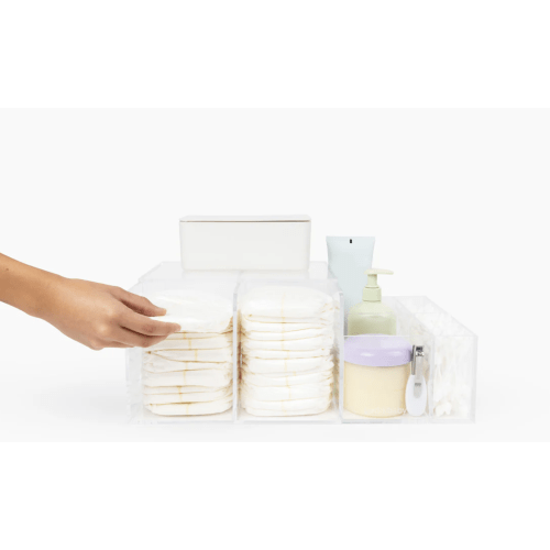 Beddi Baby Modern Acrylic Diaper Caddy Organizer