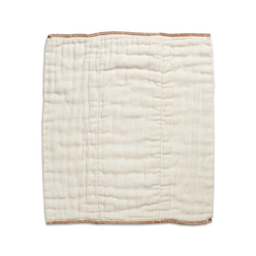 Cloth-eez Prefold Diapers - Organic Natural Unbleached - Large