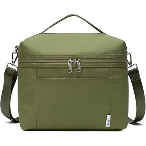 NOL Natural Organic Lifestyle Insulated Lunch Bags for Women Cooler Bag Lightweight Nylon Waterproof Lunch Box For Work