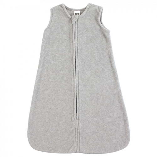 Hudson Baby Infant Plush Sleeping Bag, Sack, Blanket, Heather Gray Fleece, 6-12 Months
