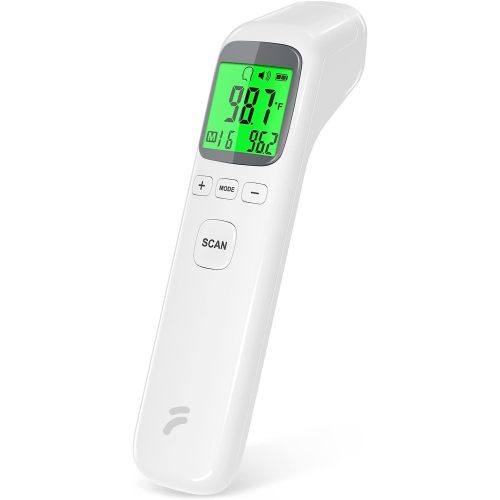 No-Touch Forehead Thermometer for Adults and Kids with Object Mode Function,Fever Alert and 32 Set Memory Recall,Instant Accurate Reading Digital Baby Thermometer for Fever