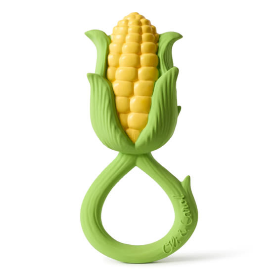 Oli & Carol Corn Rattle Teether