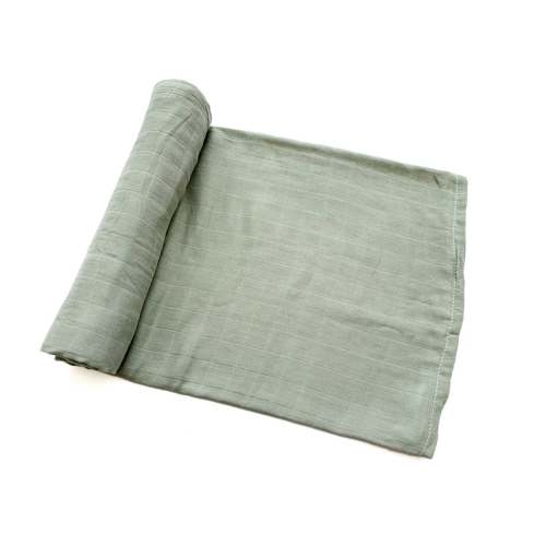 Sage Green Muslin Swaddle Blanket