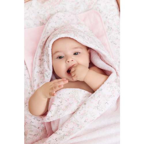 Bath Towel - Print flowery jardin hivernal girl | Tartine et Chocolat