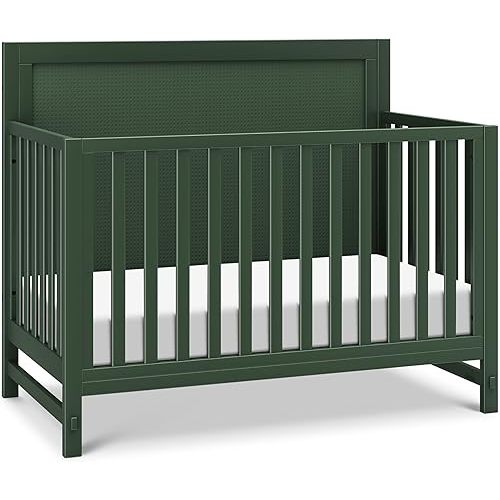 DaVinci Margot 4-in-1 Convertible Crib in Forest Green, GREENGUARD Gold Certified