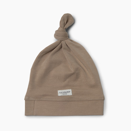 Loulou Lollipop Top Knot Beanie (Tencel) - Nomad, 6-12M