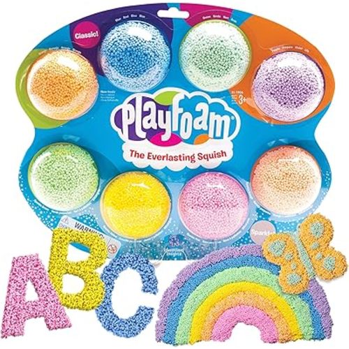 Educational Insights Playfoam 8-Pack, Fidget Toy & Sensory Toys for Kids and Adults, Fidget Toys for Classroom, Gift for Ages 3+