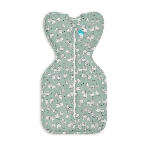 Love to Dream Swaddle UP, Baby Sleep Sack, Self-Soothing Swaddles for Newborns, Get Longer Sleep, Snug Fit Helps Calm Startle Reflex, New Born Essentials for Baby, 1.0 TOG, 13-19 lbs, Chicken Run