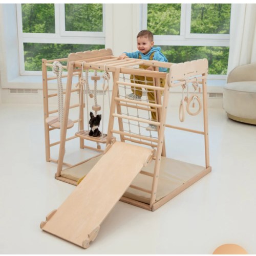 Indoor Jungle Gym for Kids - WoodandHearts