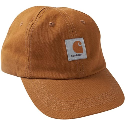 Carhartt Kid's CB8900 Kid's Logo Canvas Cap - 0-18 Months - Carhartt Brown