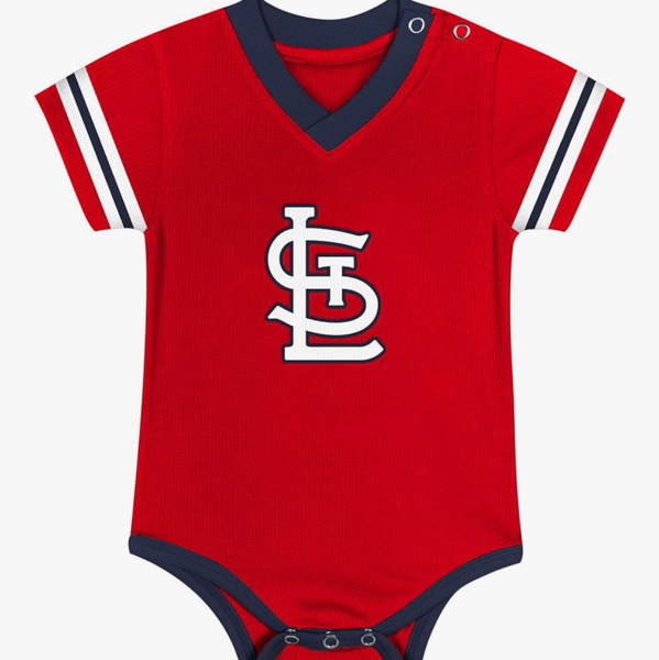 Outerstuff MLB Newborn & Infants 0-24 Months Official Primary Logo Creeper Romper Jersey