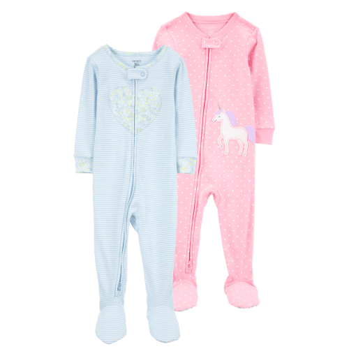 Baby 2-Pack Cotton Footie Pajamas - Carter's | Carter's