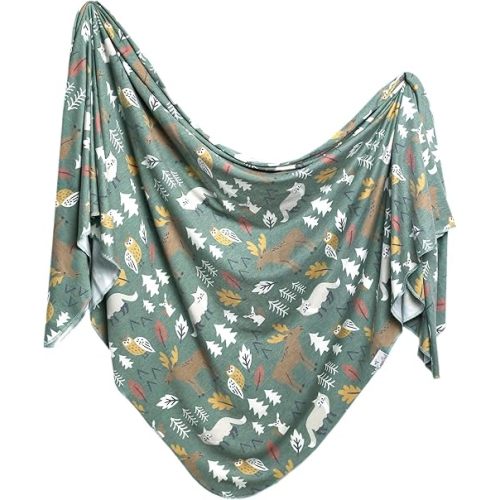 Copper Pearl Large Premium Knit Baby Swaddle Receiving Blanket Atwood
