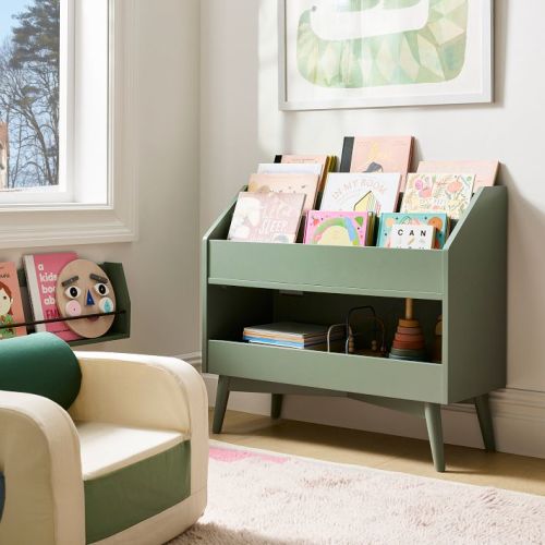 Mid-Century Toy Dump w/ Bookrack