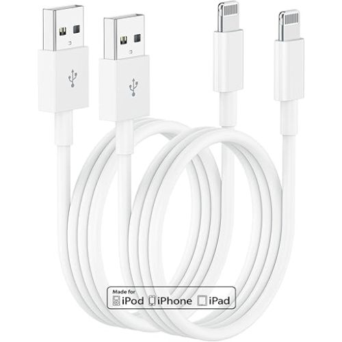 10ft iPhone Charger, [Apple Certified] Long Apple Charging Cord,10 Feet Original Lightning to USB Cable,10 Foot iPhone Charging Cable for iPhone 14 Pro Max/14/13 Pro/12 Mini/11/XS/XR/8/7/6S/5/SE,iPad