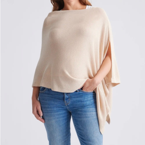 Lightweight Cotton Cashmere Nursing Shawl