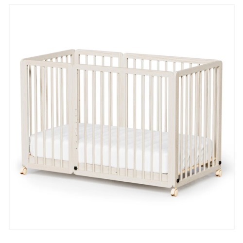 Joymor Convertible Crib to Toddler Bed – Adjustable Baby Wood Bed