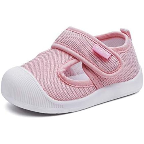 BMCiTYBM Baby Sneakers Girls Boys Lightweight Breathable Mesh First Walkers Shoes 6-24 Months