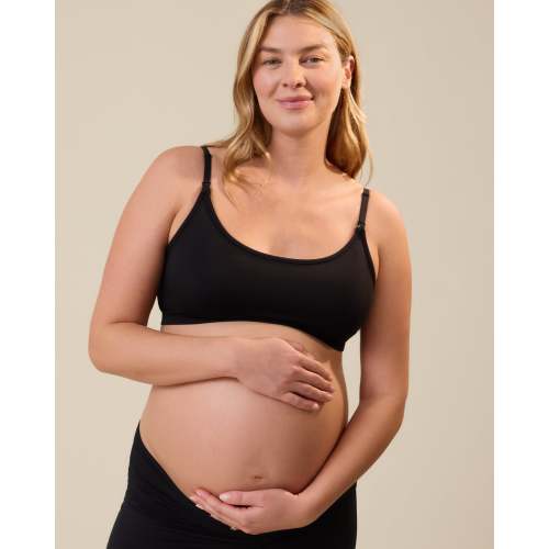 French Terry Maternity & Nursing Bralette | Vintage Blue - Kindred Bravely