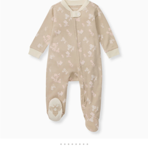 Whimsical Floral Organic Cotton Sleep And Play