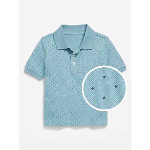 Short-Sleeve Pique Polo Shirt for Toddler Boys