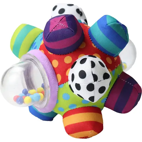 Developmental Bumpy Ball Toy, Newborn Baby Infant Toys 0-3 Months, Help Develop Motor Skills and Brain Nerves, Sensory Baby Toys 3-6 4 5 6 7 8 9 10 11 12 Months 6.7"