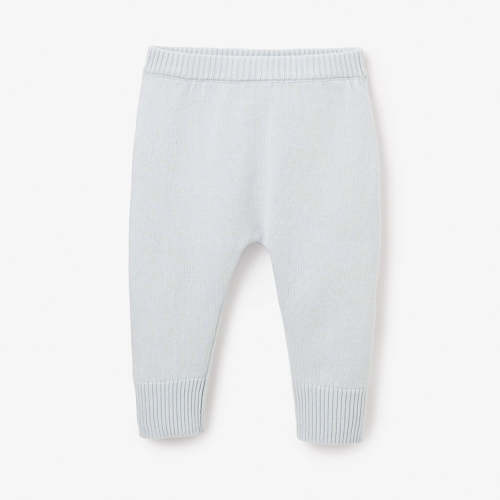 Blue Fine Knit Cotton Baby Pant
 – Elegant Baby