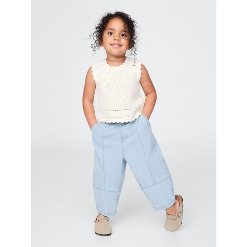 Baby & Toddler Pull-On Barrel Jeans