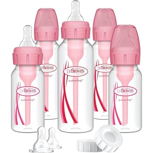 Dr. Brown's Options Feeding Bottles Gift Set in Pink