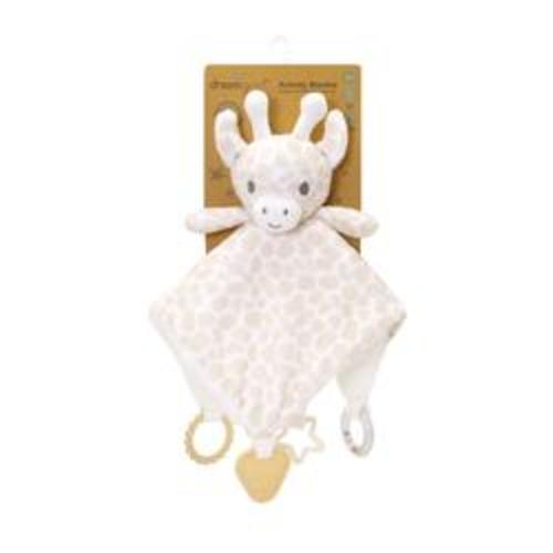 DreamGro Plush Giraffe Activity Blankie