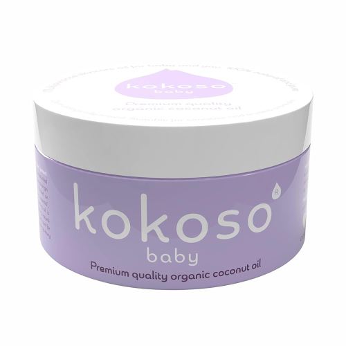 Baby Organic Coconut Oil – Moisturising 100% Natural Baby Oil for Baby Massage, Dry, Sensitive and Normal Baby Skin – 168g