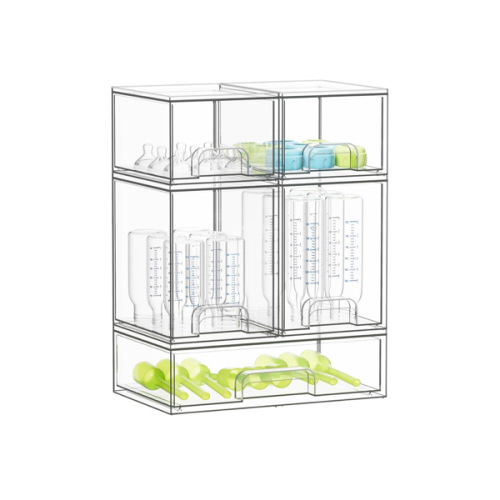 SpaceAid Bottle Storage Organizer Baby - 5 Pack, 2S2M1L, 15.4" H