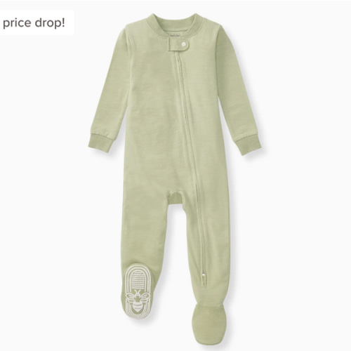 Honeysoft™ Baby Sleeper - Mossy Green – Burt's Bees Baby