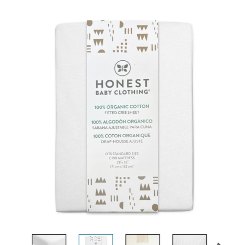 2-Pack Organic Cotton Fitted Crib Sheets | Honest Baby Clothing