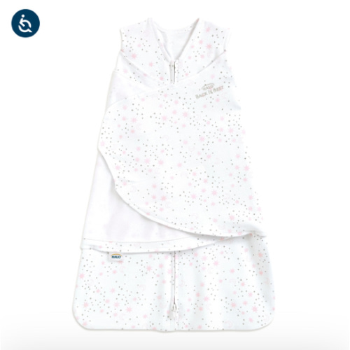 Cotton Swaddle Midnight Moons Pink S | HALO