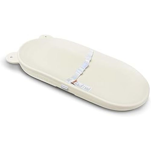 Baby Changing Pad, EVA Waterproof Non-Slip Changing Table Pad with Adjustable Strap for Dresser Changing Table Nursery, Portable Diaper Changing Pad, Oat