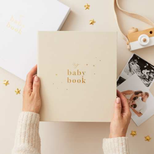 My Baby Book, Baby Memory Book - Pearl - baby record book, folder, record book, journal for newborn, gift for new parents, mum-to-be