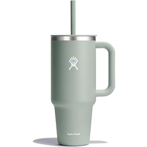 Hydro Flask Travel Tumbler Stainless Steel Vacuum Insulated Tumbler with Lid and Straw for Cold Water and Drinks for Sports, School, Work, Car, Travel, Weekends