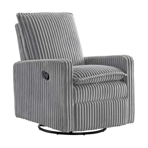 SOHO BABY COVENTRY GLIDER/RECLINER CORDUROY ASH GRAY