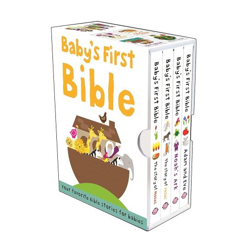 Baby's First Bible Boxed Set: The Story of Moses, The Story of Jesus, Noah's Ark, and Adam and Eve