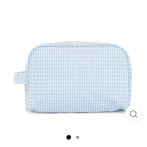 Dopp Bag - Stowaway - Gingham Mist