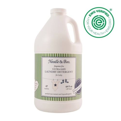 Noodle & Boo Baby Laundry Detergent for Sensitive Skin, Hypoallergenic Newborn Safe, Fragrance Free - 64 fl oz