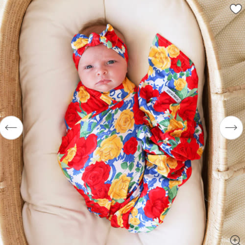 Valentina Swaddle and Headband Set