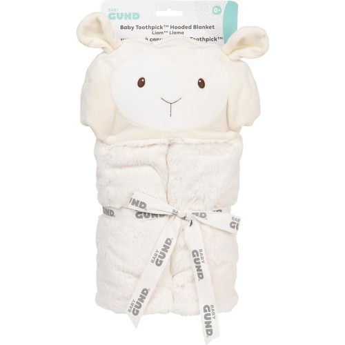 GUND Baby Lil’ Luvs Hooded Blanket, Liam Llama, Ultra Soft Plush Security Blanket for Babies and Newborns