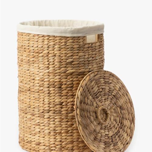 Round Water Hyacinth Basket
