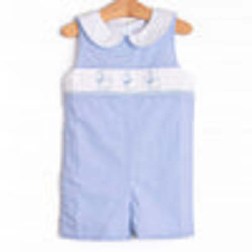 Baby Bunnies Smocked Short Jon Jon, Blue – Stitchy Fish