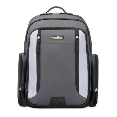 Bananafish Studios Black and Grey Colorblock Backpack Diaper Bag