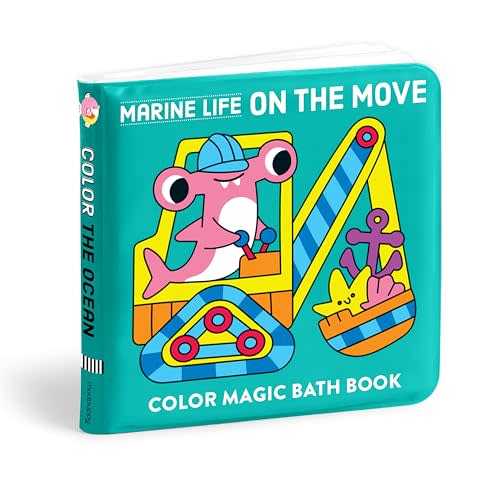 Marine Life On The Move Magic Bath Book (Bath Time Books, Bath Books for Toddlers and Babies, Waterproof Books, Animal Books for Kids)