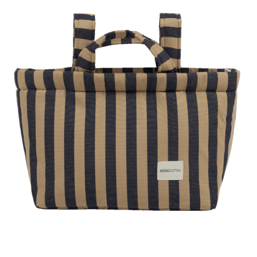 Carry - Navy + Caramel - Minicoton