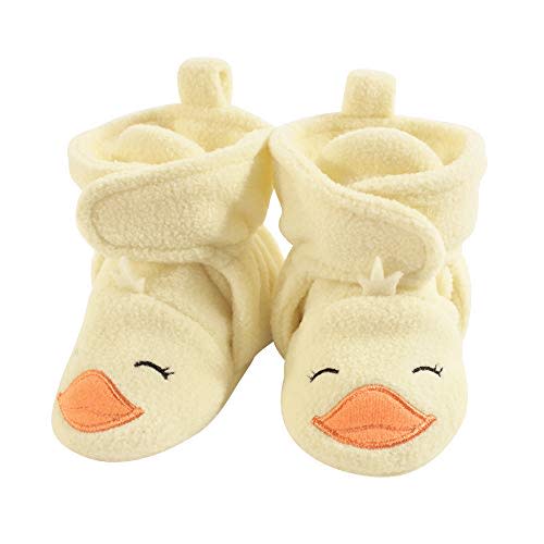 Hudson Baby Unisex-Child Cozy Fleece Booties Winter Accessory Set